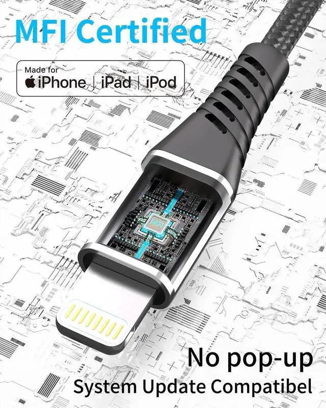 Alt view image 7 of 7 - JAENFONG Coiled USB C to Lightning Cable for Car 2 Pack 3FT Carplay Cable Short Retractable iPhone Charger Fast Charging Cord for iPhone 14 13 12 11 Pro Max Xs X Xr 8/Airpods