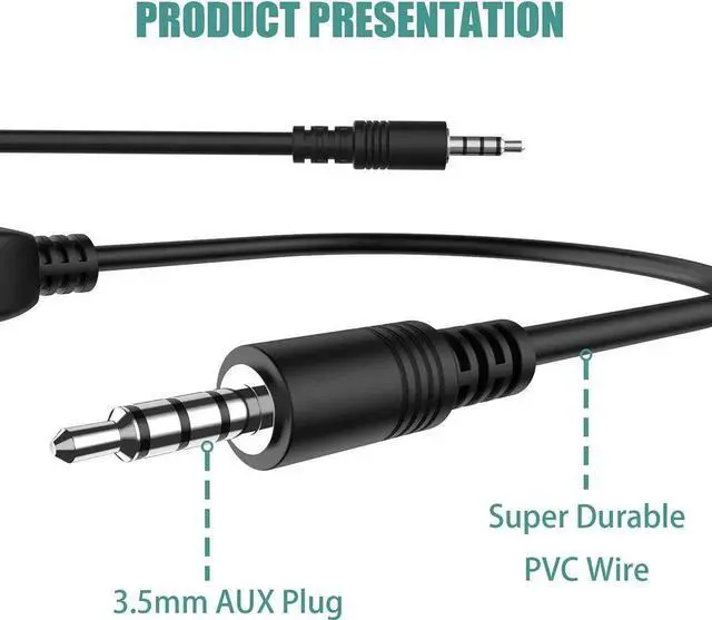 Alt view image 2 of 6 - JAENFONG USB to Aux Audio Adapter 2PCS 3.5mm Male to USB Female for Playing Music with U-Disk in Your Car orked only When Your CAR 3.5mm AUX Port Must has Audio decoding Function- No Power Supply
