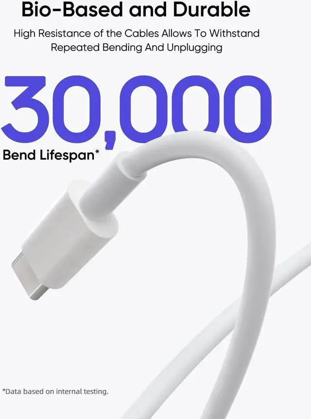 Alt view image 4 of 7 - JAENFONG iPhone Charger 5 Pack 6FT USB C to Lightning Cable MFi CertifiediPhone Charger Fast Charging iphone lightning cable iphone charger cord for iPhone 14/13/12/12 Pro Max/11/Xs Max/XR/X