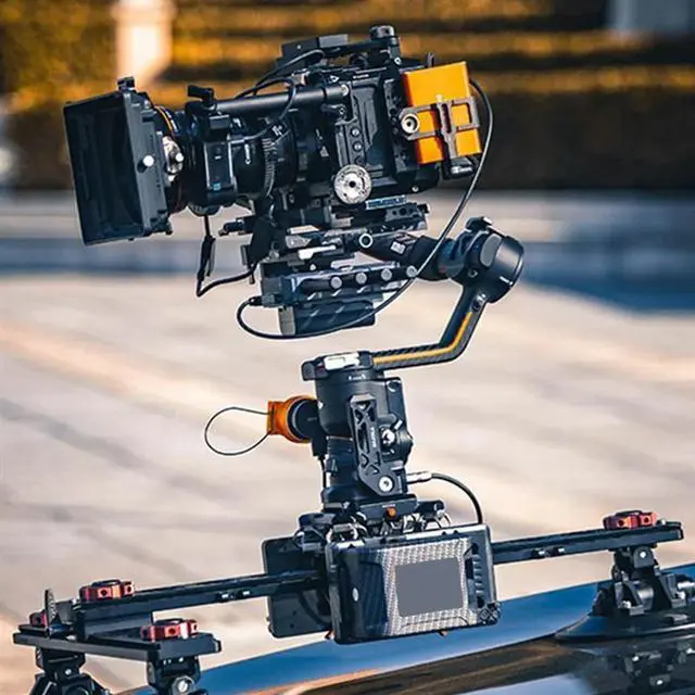 Alt view image 6 of 7 - Wireless Transmission Base Plate Holder With 1/4 Cold Shoe Mount For Cineview HE/SE/Quad For RS2/RSC2/RS3/Rs3pro