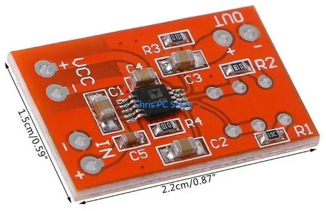 Alt view image 7 of 7 - SSM2167 Microphone Preamplifier Board Low Noise Compression Module for DC 3V-5V