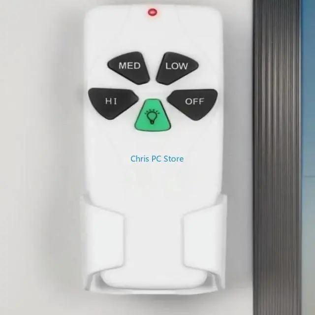 Alt view image 7 of 7 - Ceiling Fan Remote Speed Ceiling Fan Light Dimmer Control Replacement for 2AAZPF