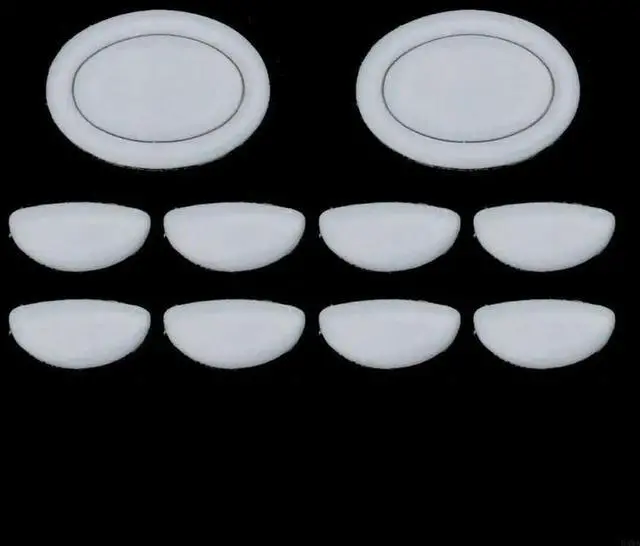 Alt view image 6 of 7 - Gaming Mouse Replacement Accessories for ZOWIE EC1-B/EC2-B Mouse Feet Ultra-slim Mouse Skates Wear Resistant