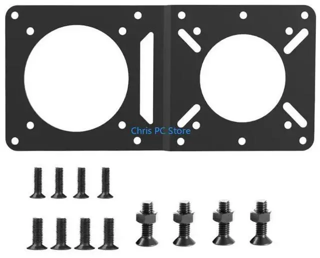Alt view image 5 of 7 - VESA Mount Extension Plate Adjustable Bracket with Screws For Mini PC Mounting