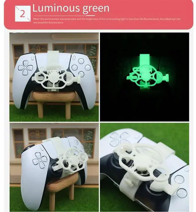 Alt view image 2 of 4 - Mini Steering Wheel for PS5 Handle Game Joystick Racing Game A_L50A