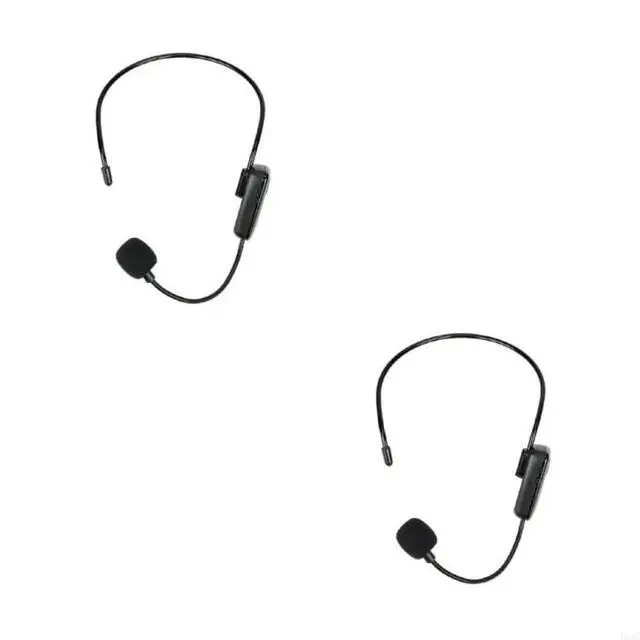 Alt view image 4 of 4 - FM Wireless Microphone Headset For Loudspeaker Teaching Sales Promotion Meetings Guide Portable Radio Microphone