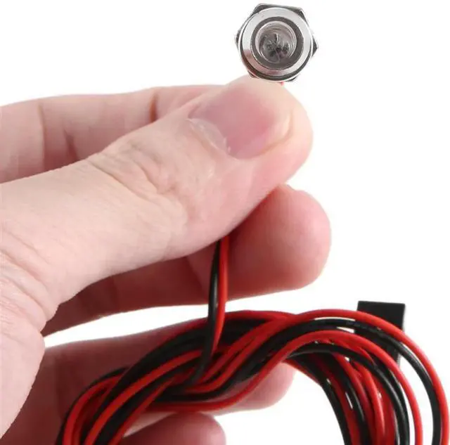 Alt view image 3 of 4 - 4 Leds RC LED Light Kit For 1/10 RC Car Truck Crawler RC Model Drift Car Headlight Taillight , 5Mm,Red Durable
