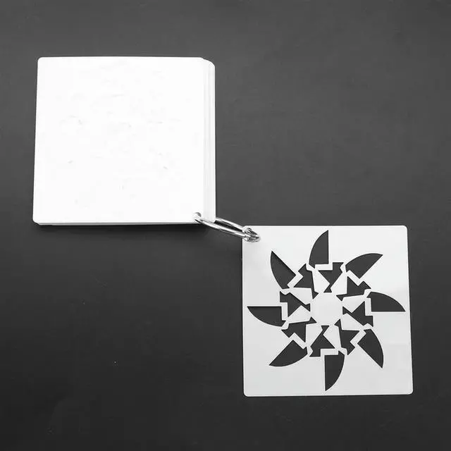 Alt view image 2 of 4 - 108Pcs Mandala Painting Templates For DIY Rock Painting Art Canvas Wood Furniture Cards Painting