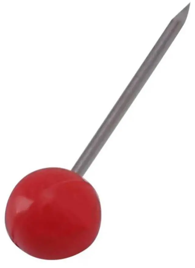 Alt view image 3 of 4 - 4000 Pcs Map Tacks Push Pins Plastic Head With Steel Point Cork,Board Safety Colored Thumbtack Office School Supply