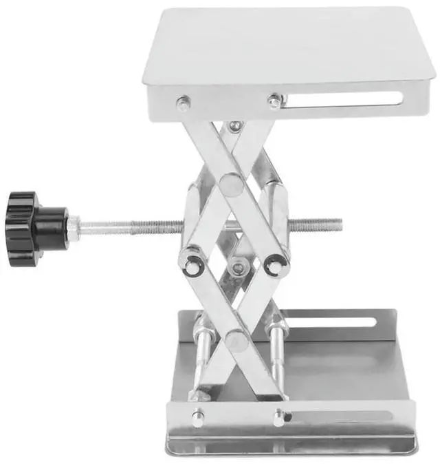Main image of 3X Scientific Jack-100 X 100Mm Stainless Steel Stand Table Rack Scissor -Lift Lifter For Science Experiment