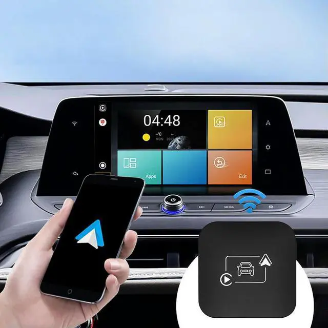 Alt view image 6 of 7 - Wireless CarPlay Android Auto Mini AI Box Android 11+ System Mini Box Dongle BT for Factory Wired CarPlay Android Auto Cars