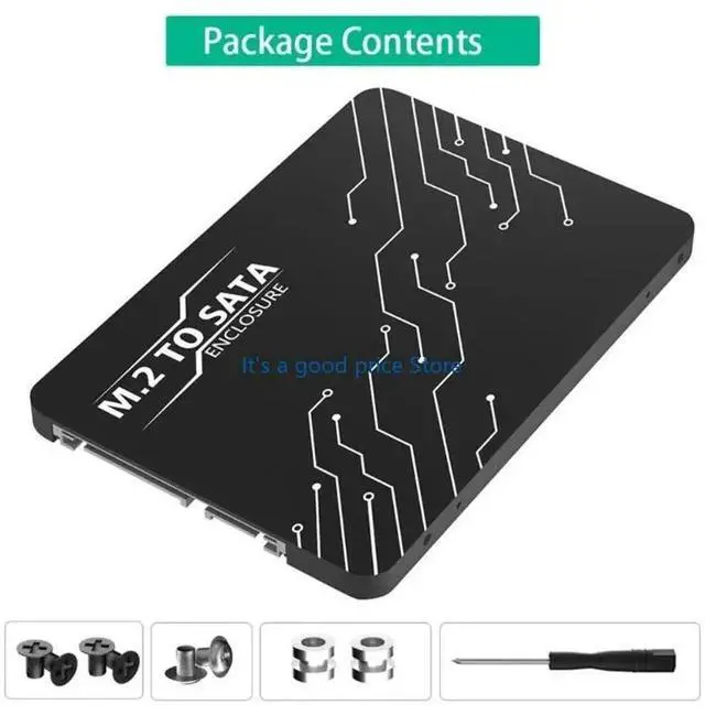 Alt view image 6 of 7 - Adapters to 2.5" SATA3.0 Enclosure M.2 Key B SSDs to 2.5" SATA3.0 Adapters