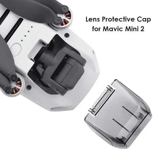 Alt view image 6 of 7 - Drone Lens Protective Cap Eco-friendly Safety Elements Playing for Mavic Mini 2 Gimbal Camera Dustproof Cover