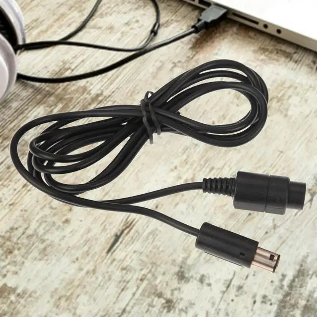 Alt view image 6 of 7 - 1.8m Controller Extension Cable Gamepad Lead Cord Gamepad Line for GameCube Controller for Nintendo GC Controller