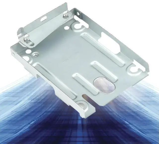 Alt view image 5 of 7 - For PS3 Super Slim l Internal Hard Disk Drive HDD Mounting Bracket + Screws Game Console Base Tray for 3