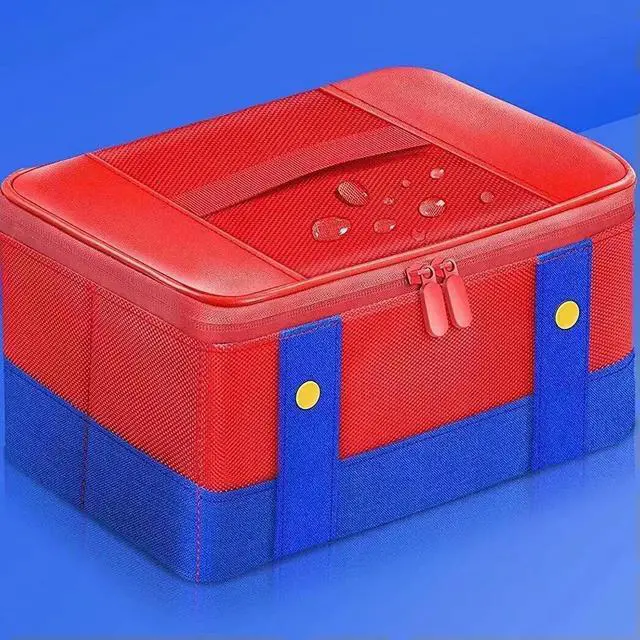 Alt view image 6 of 7 - Travel Bag Shockproof Portable Carrying Case Anti-Scratch Carrying Travel Bag for NS Switch/Switch OLED Game Accessories