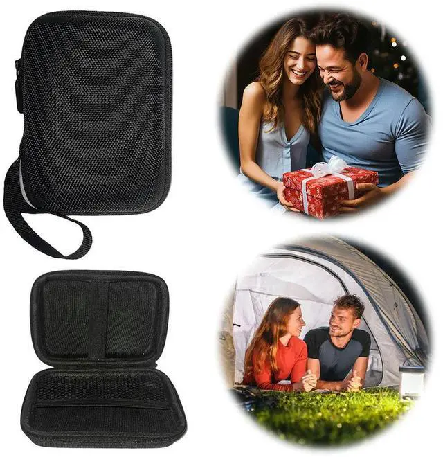 Alt view image 6 of 7 - Carrying Case Anti-scratch Protection Bag with Mesh Bag Game Console Case Bag for Trimui Brick Protector Accessories
