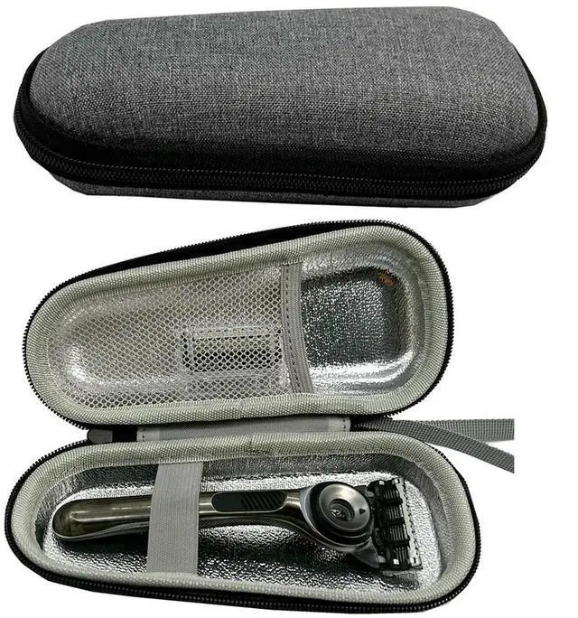 Alt view image 5 of 7 - For Gillette Fusion 5 Razor Hard EVA Travel Case Shockproof Travel Carrying Shaver Case Hard Protective Case Shaver Trimmer Case