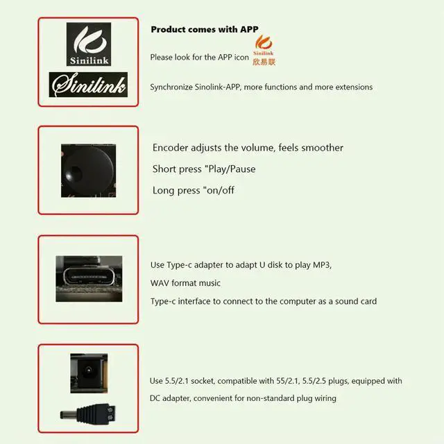 Main image of XY-AP50L Bluetooth-compatible 5.0 Audio Stereo Amp HIFI Power Amplifier Board