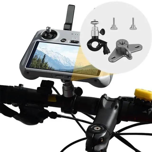 Alt view image 7 of 7 - RC RC2 Remote Control Bike Holder Bar Hand Mount Bicycle Bracket Holder for Mini 3 4 Pro Drone Accessory