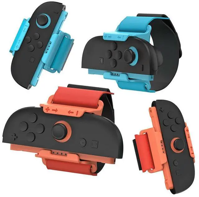 Alt view image 2 of 4 - Adjustable Armband with Leg Strap Wrist Bands Game Handle Holder Sports Strap Ring Tie for Nintendo for Switch 2 Joy-Con Gamepad