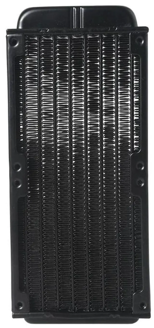 Alt view image 4 of 4 - Water Cooling Computer Radiator 10 Pipe Aluminum Heat Exchanger Liquid Cooling Heat Sink for CPU PC Water Cool System