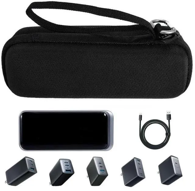 Alt view image 2 of 4 - Carrying Case Shockproof Protective Hard Case EVA Anti-scratch Travel Carry Bag for Anker Prime 20000mAh Power Bank 200W&Charger
