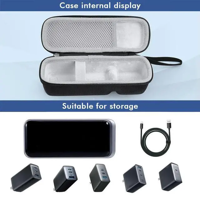 Alt view image 3 of 4 - Carrying Case Shockproof Protective Hard Case EVA Anti-scratch Travel Carry Bag for Anker Prime 20000mAh Power Bank 200W&Charger