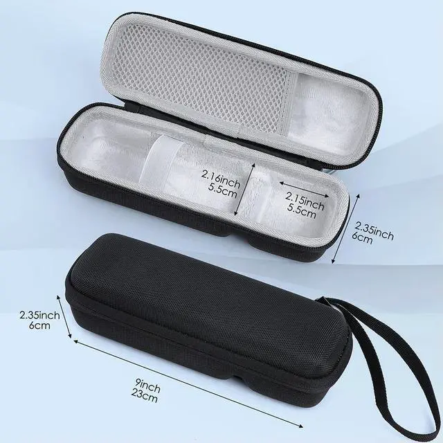 Alt view image 4 of 4 - Carrying Case Waterproof Portable Bag EVA Shockproof with Hand Rope & Carabiner for Anker Prime 12000mAh Power Bank 130W