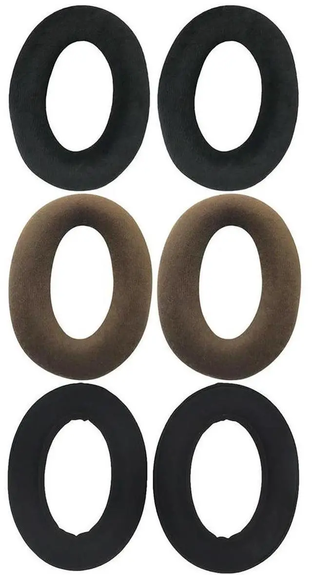 Alt view image 2 of 4 - Earpads Replacement for Sennheiser HD598 SE HD599 HD515 HD555(Flannelette Brown)