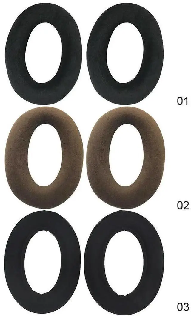 Alt view image 3 of 4 - Earpads Replacement for Sennheiser HD598 SE HD599 HD515 HD555(Flannelette Brown)
