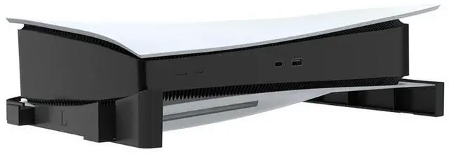 Alt view image 4 of 4 - 2pcs Horizontal Game Discs Stand Dock Mount Holder for PS 5 DE Console Accessories Game Host Horizontal Stand