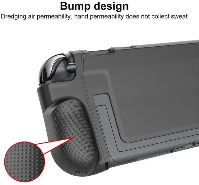 Alt view image 4 of 4 - TPU Case for Nintendo for Switch 2 Protective Case Sleeve with Stand TPU Case for Switch 2 for Switch 2 Handheld Gaming Console