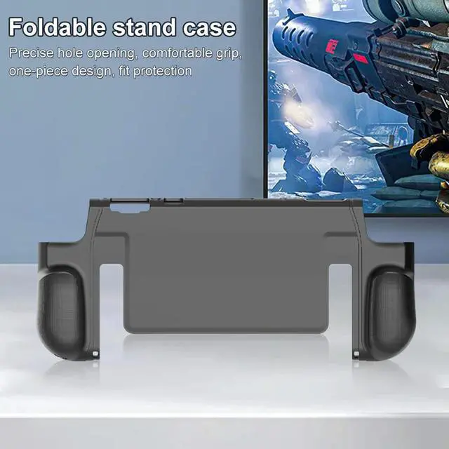 Alt view image 3 of 4 - TPU Case for Nintendo for Switch 2 Protective Case Sleeve with Stand TPU Case for Switch 2 for Switch 2 Handheld Gaming Console