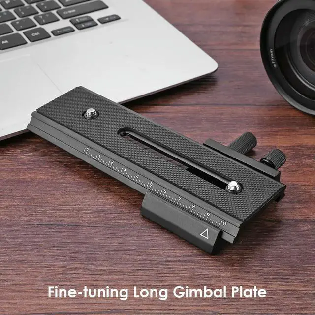 Alt view image 6 of 7 - 2 Ways Macro Focusing Rail Sliders Professional Photography LP-01 Aluminum Supplies for DSLR Close-up Photography