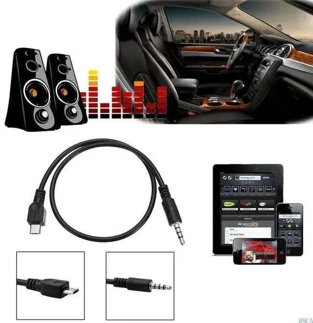 Alt view image 5 of 8 - Universal 3.5mm Micro USB to Headphone Earphone Headset Adapter Cables