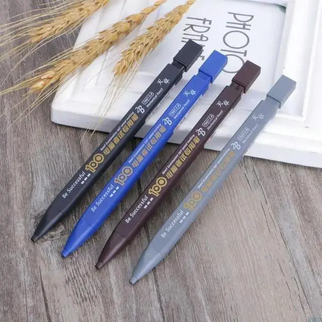 Alt view image 6 of 8 - 2B Black Holder Exam Mechanical Pencil Automatic Testing Grade Stationery