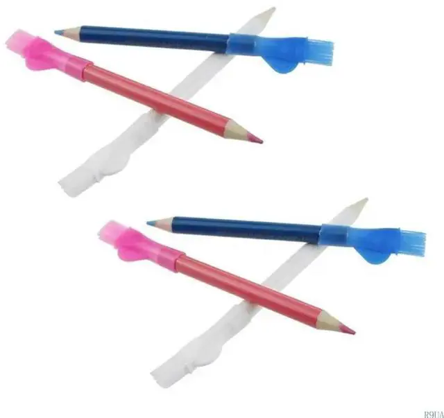 Alt view image 2 of 4 - 6Pieces Sewing Marking Pencils Erasable Fabric Pencils for Tailor Marking Fabric and Tracing Tool
