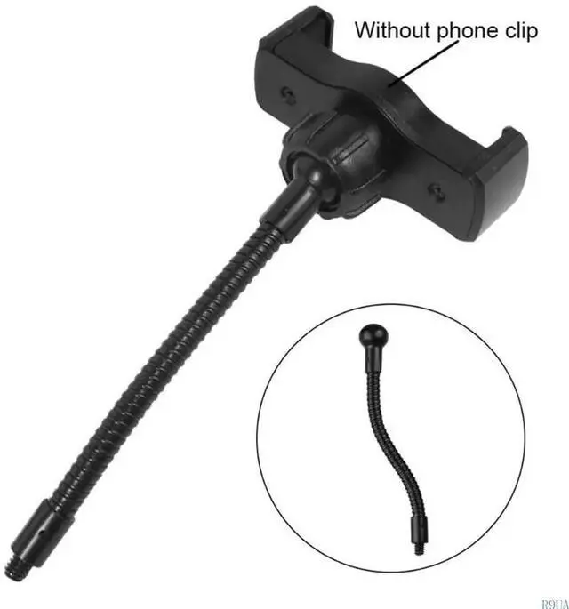Alt view image 2 of 4 - Adjustable l Hose with 17.4mm Ball Head Adapters 360 Degree Rotatable for Camera Tripods Phone Mount Live Streaming