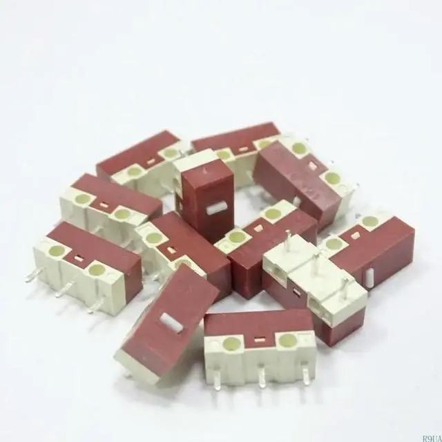 Alt view image 5 of 7 - 8Pcs HUANO Mouse Micro Switch 3Pins 5M Clicks Mice Micro Mute Button