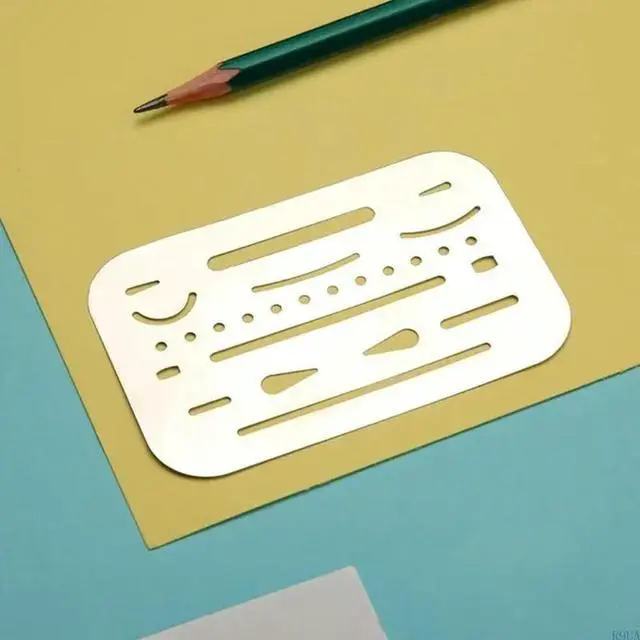 Alt view image 6 of 7 - Eraser Shield Eraser Template l Erasing Shield l Drawing Template Shield Drafting Tool for Engineering Projects