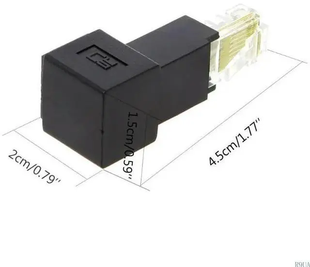 Alt view image 5 of 7 - RJ45 Coupler, Coupler, Ethernet Connectors Multi-angle Coupler for Cat5e Ethernet Cable Extender Connector