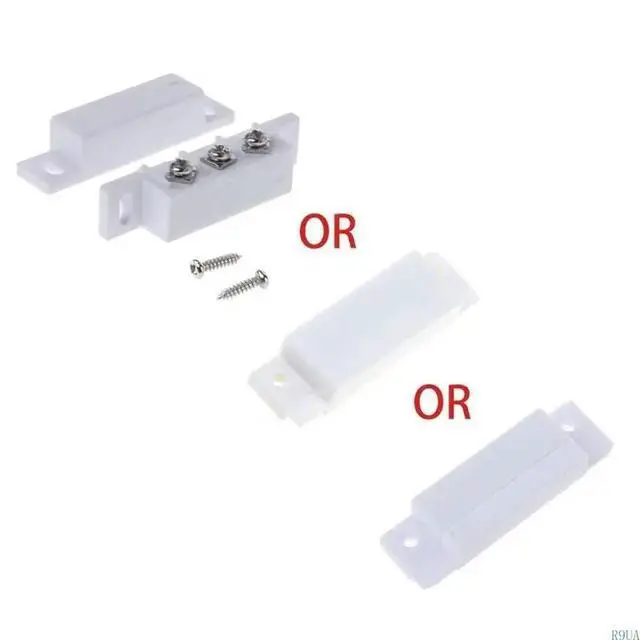 Alt view image 5 of 7 - NC NO Contact Switch Door l Roller Shutter Door Home Alarm System with 2Pcs Screws