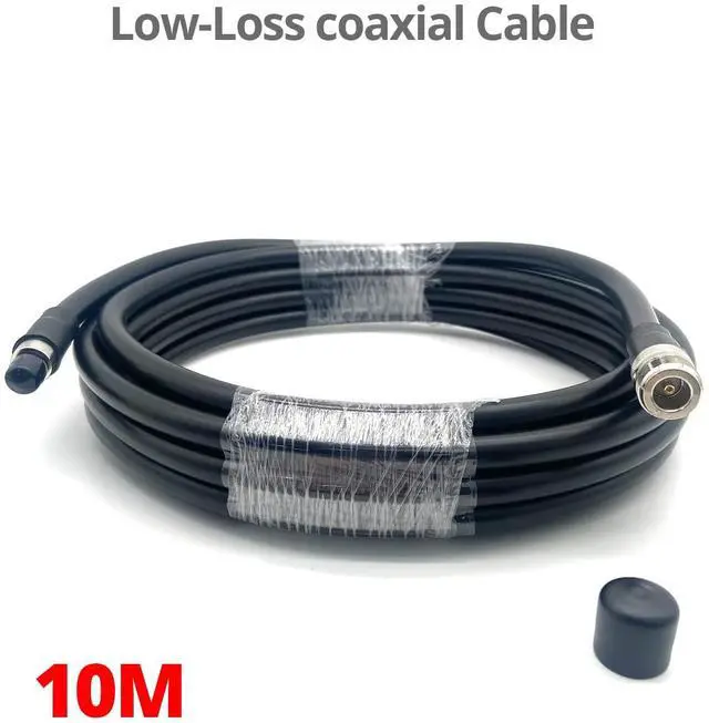 Alt view image 2 of 5 - Osprey Electronics 10m (32.8 ft) Low-Loss 50 Ohm Coaxial Antenna Cable Alsr400 with N-J to Sma Connector  Ideal for Radios, Antenna Analyzers, Tuners, and Swr Meters