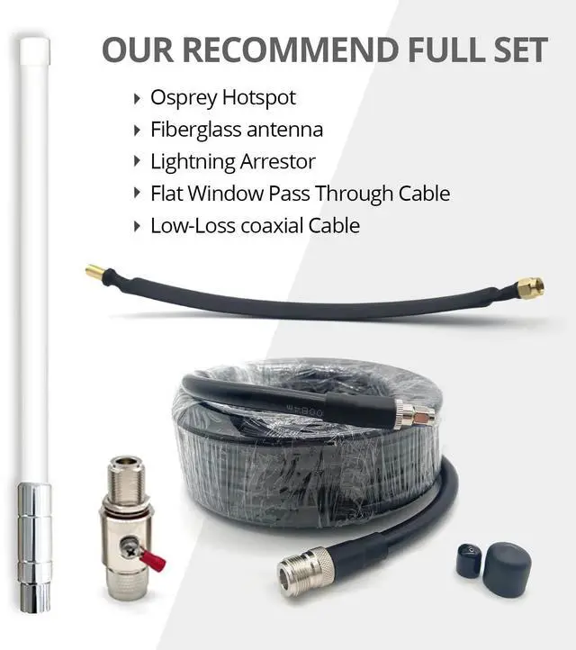Alt view image 5 of 5 - Osprey Electronics 10m (32.8 ft) Low-Loss 50 Ohm Coaxial Antenna Cable Alsr400 with N-J to Sma Connector  Ideal for Radios, Antenna Analyzers, Tuners, and Swr Meters