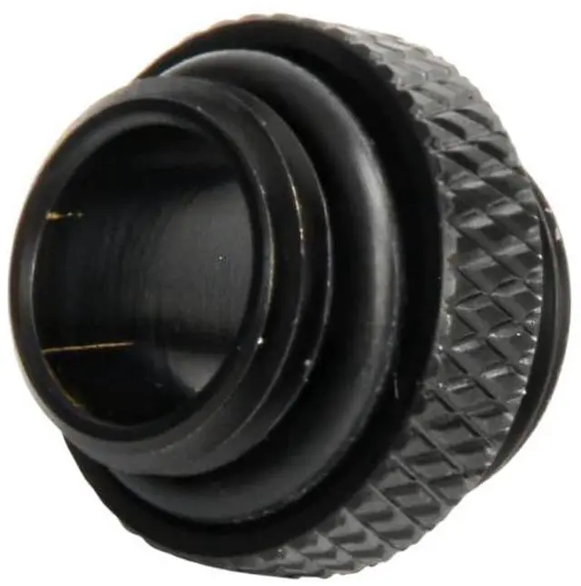 Alt view image 6 of 7 - dracaena.io 6 pack G1/4" thread, Male to Male Mini Extender Fitting with tighten O-ring, Copper Compression fitting for Computer Water Cooling System, Black