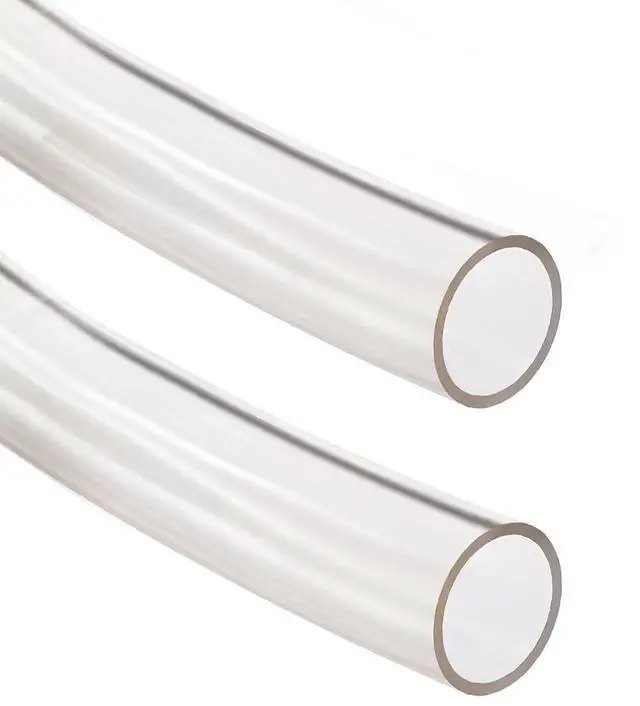 Main image of dracaena.io 4 meter/ 157.5 inch soft tube with PVC material, ID 3/8'' and OD 1/2'' - PVC pipe soft tube for Computer water cooling systems, Transparent