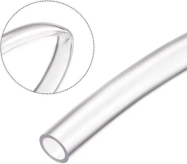 Alt view image 7 of 7 - dracaena.io 4 meter/ 157.5 inch soft tube with PVC material, ID 3/8'' and OD 1/2'' - PVC pipe soft tube for Computer water cooling systems, Transparent