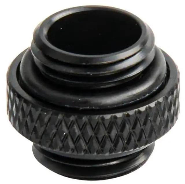 Alt view image 3 of 7 - dracaena.io 12 pack G1/4" thread, Male to Male Mini Extender Fitting with tighten O-ring, Compression fitting for Computer Water Cooling System, Black