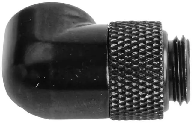 Alt view image 5 of 7 - dracaena.io 12 Pack G1/4" Thread Male to Female Extender Fitting, 90° Rotary Enhance Adapter Fitting for Computer Water Cooling System, Black